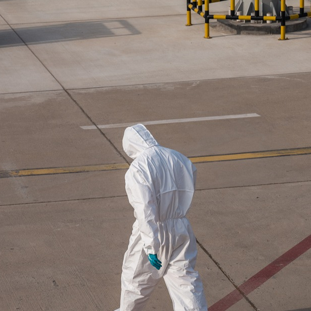 Professional pest control technician